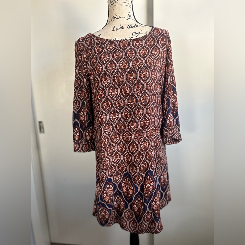 YA los angeles Mandela boho‎ mini  tunic dress